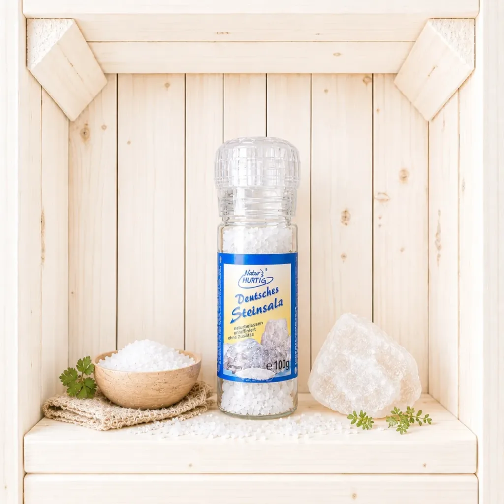 Deutsches Steinsalz grob Mühle Bio 100g