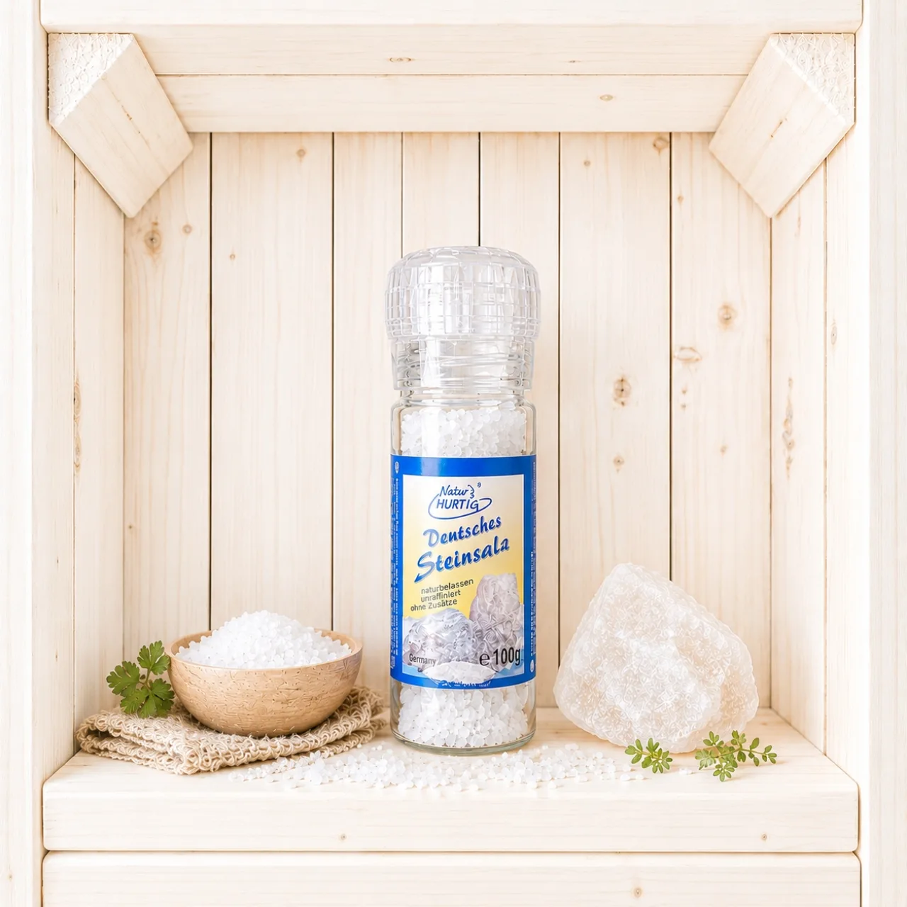 Deutsches Steinsalz grob Mühle Bio 100g