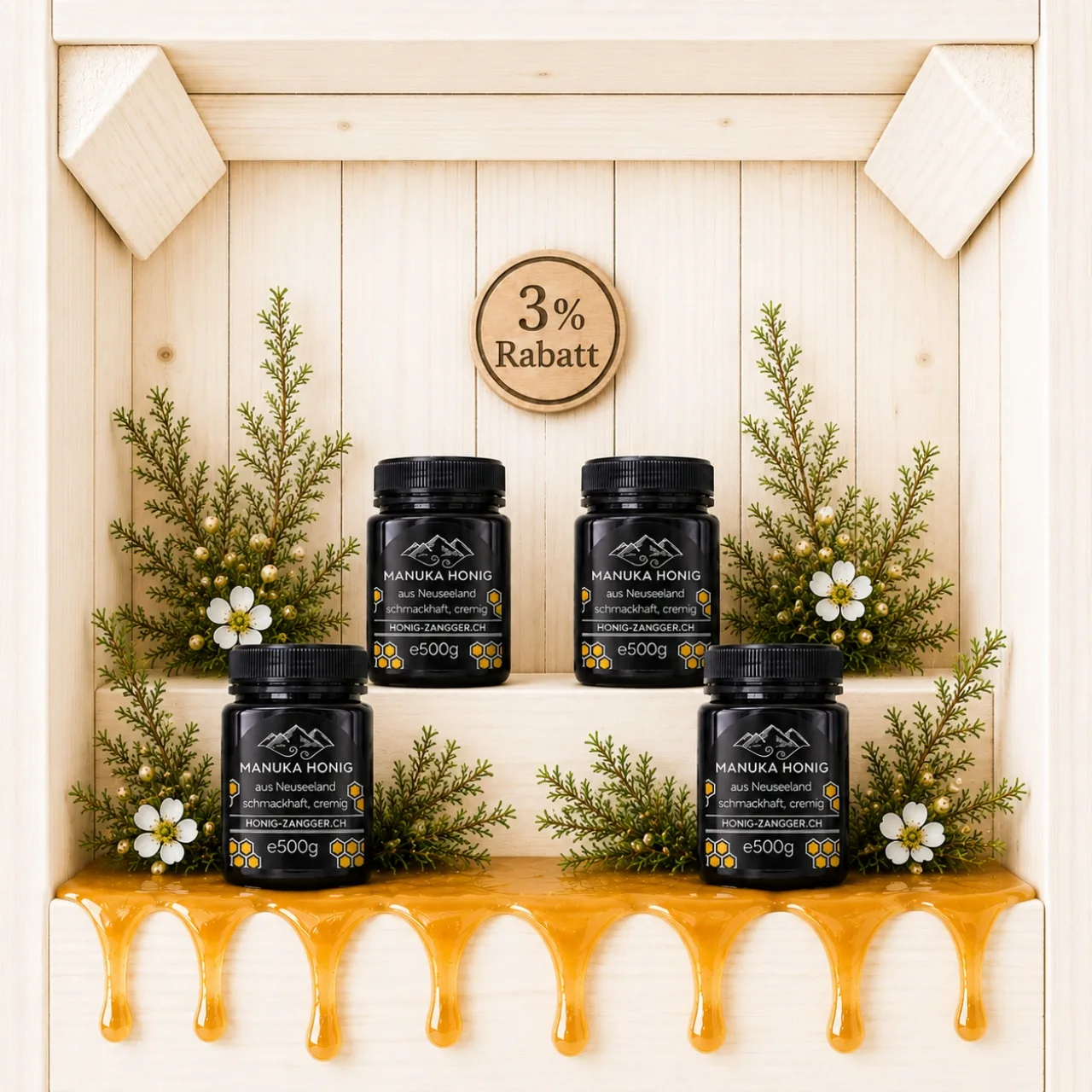 Manuka Honig PREMIUM 500g x 4