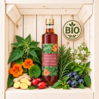 Nothelfer IMMUN BOOSTER Kräuter – Apfelessig Bio 500ml