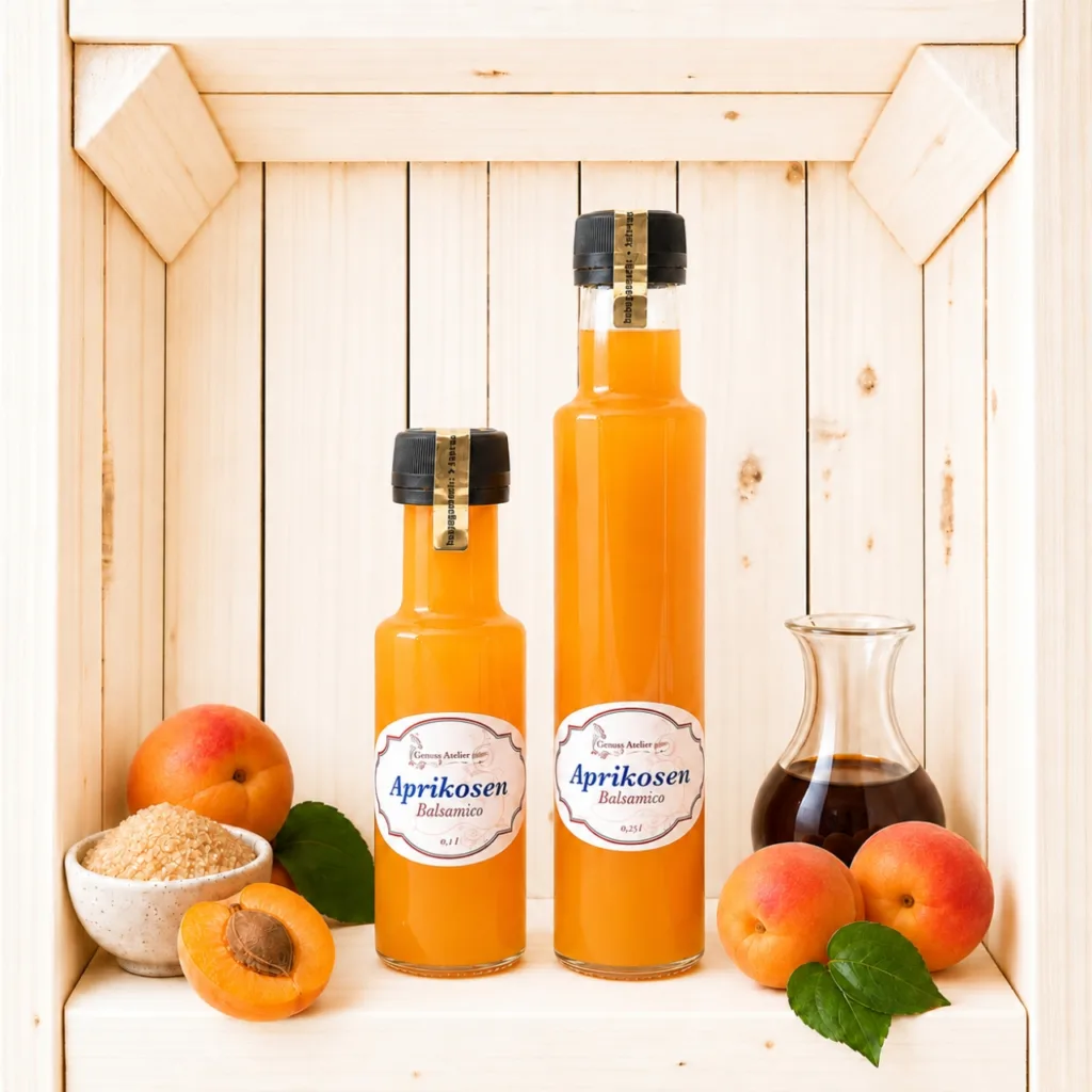 Aprikosen Balsamico 0.1 Liter + 0.25 Liter