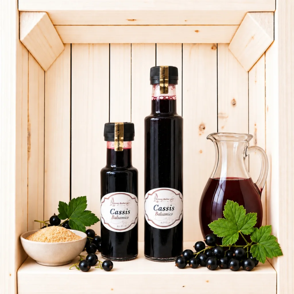 Cassis-Balsamico 0.1 Liter + 0.25 Liter