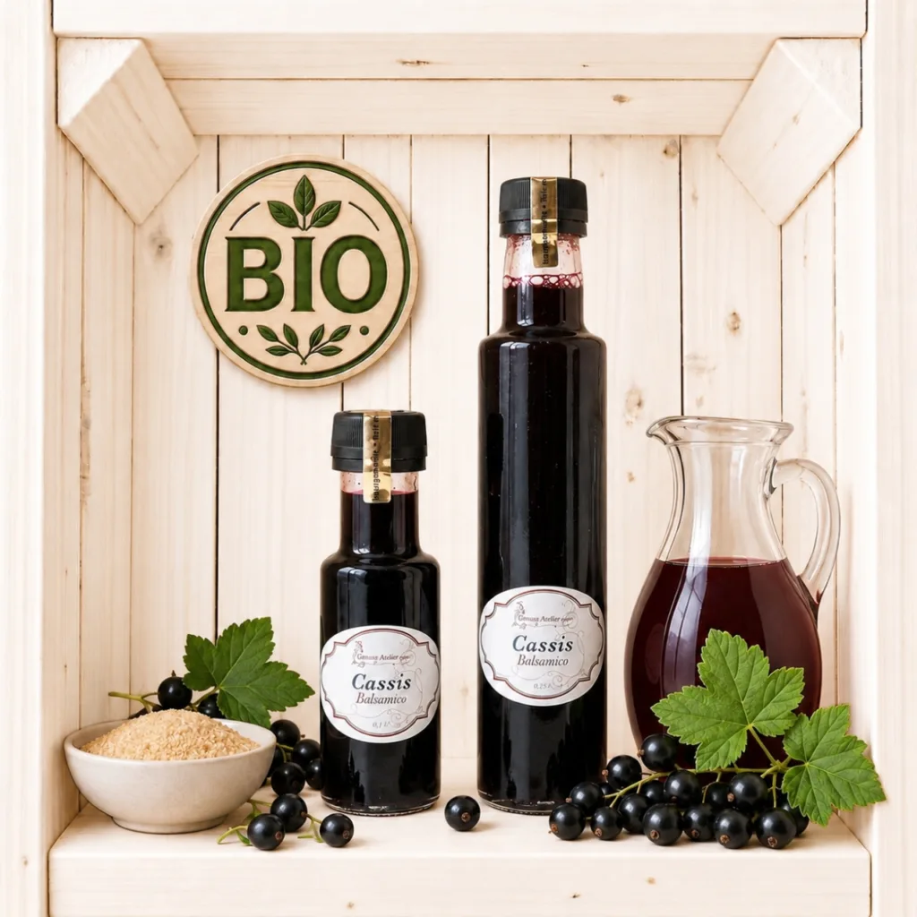 Cassis Balsamico Bio 0.1 Liter + 0.25 Liter